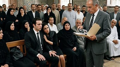 في جنازة بنتي